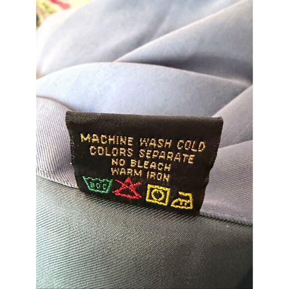 Bugatchi Uomo Men’s Long Sleeve Microfibre Casual Shirt Size Medium Slate Blue - Picture 4 of 6